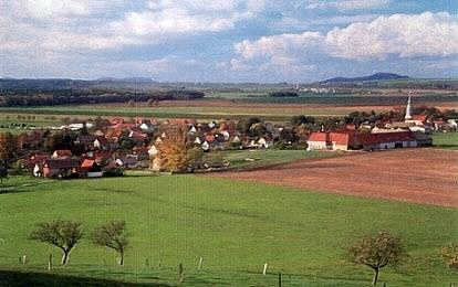 Blick vom Knorrberg auf Dittersbach auf dem Eigen