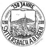 die Medaille und Münze ''750 Jahre Dittersbach auf dem Eigen''